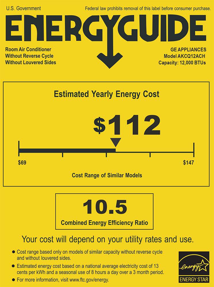 GE 12,000 BTU Through-the-Wall Air Conditioner - Cooling Only