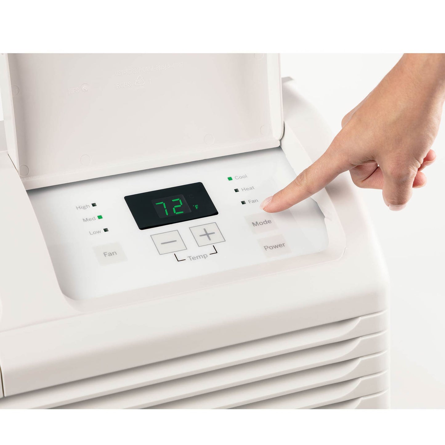 Hotpoint 9,000 BTU 265-Volt PTAC Heat Pump with 3.4 kW Electric Heat Backup